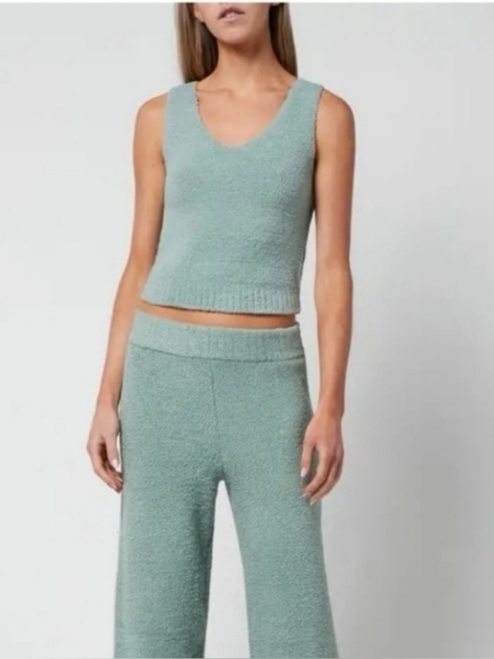 UGG Dulcie Cozy Knit Lounge Set Small Sage Green Matching Set